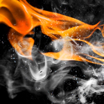 Dramatic Fire and Smoky Scene in Photoshop