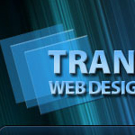 design a transparent website layout in photoshop