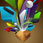 Super D Box Gift Creation by Photoshop