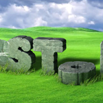 Create a Nice D Stone Text Effect on Grass Field