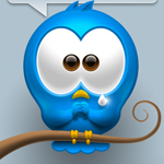 Design a Pretty Little Blue Bird Icon