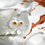 Create a Funny Milky Monster