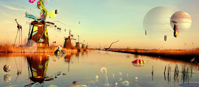 Photo Manipulation - Surreal Bubbles