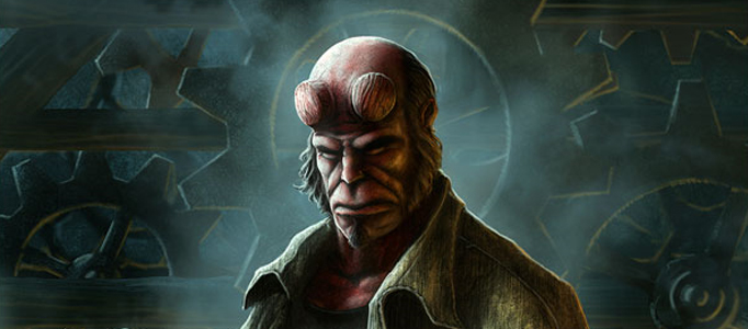 Excellent Drawing for a Movie Actor - Hell Boy