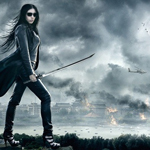 Create a Great War Scene Behind a Superheroine