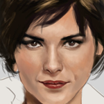 Painting a Nice Mature Woman Portrait