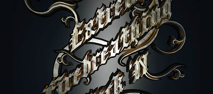 Photoshop Creation - Silver Style Text Effect