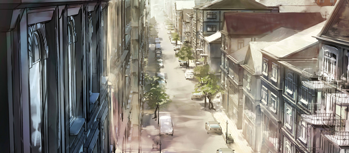 Wonderful Background Scenery Creation L