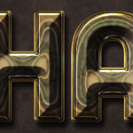 D Shining Text Effect in Photoshop