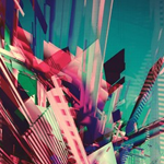 Multi Color D Abstract Scene