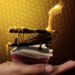 Photo ManipulationHoney Topping on a Cake