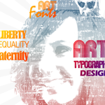 Design a Style Lady Poster with Text Art