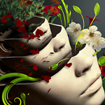 Create a Surreal Art for Layered Heads