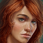 Digital Painting for a Great Lady Portrait