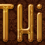 Design a Shiny Golden Text Effect