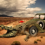 Making a Crocodile Car using Photoshop