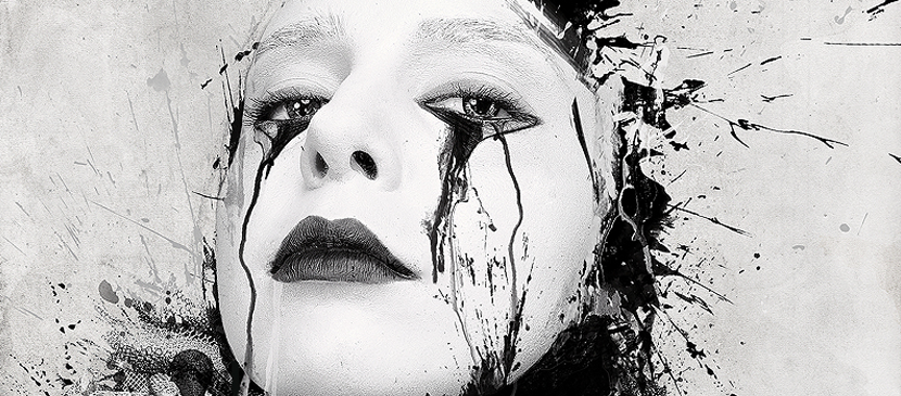 Water Splashing Effect for a Lady Image L