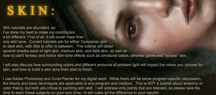 Wonderful Painting Tutorial for Human Skins L