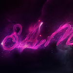 Create a Purple Lighting Text Effect