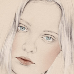 Coloring a Beautiful Lady Portrait