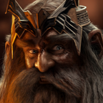 Painting Realistic Portrait for the King Thror