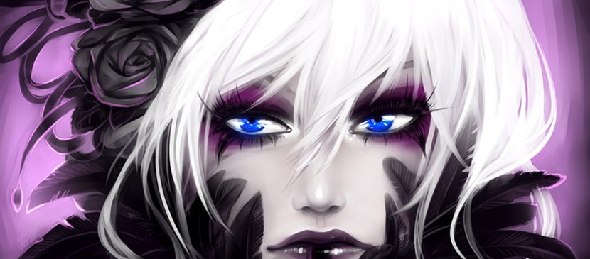 Painting a Female Cartoon Character in Photoshop L