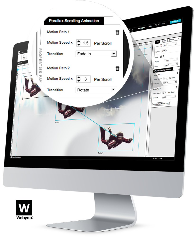 Parallax Your Site Code Free Join Webydos Closed Betaa