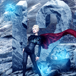 Making a Dramatic Icy Background for a Heroine