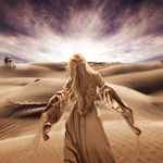 Photo Manipulating a Supernatural Desert Scene