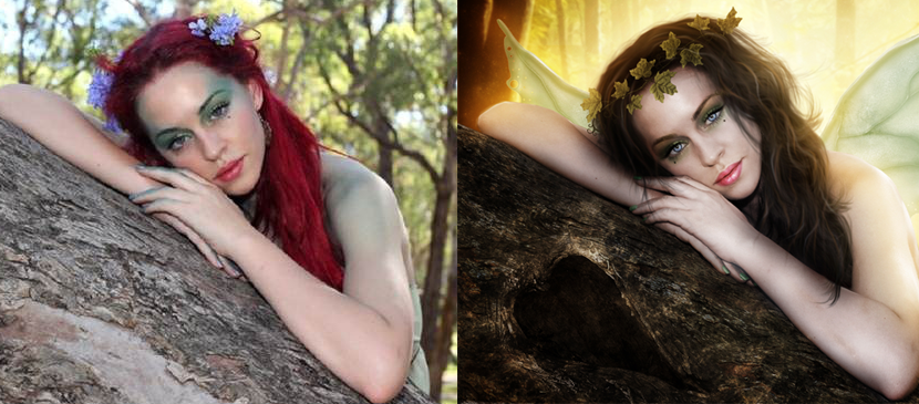 Photo Manipulating your Image into a Beautiful Fairy