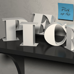 D Letters on a Shelf Text Effect in Photoshop