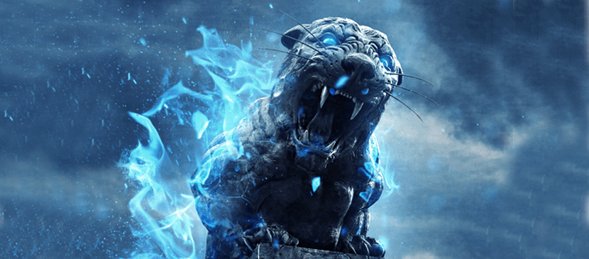 Manipulating a Fiery Animal in Photoshop L