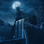 Drawing a Fantastic Castle under the Moon