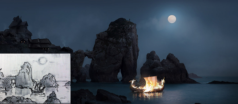 Manipulating a Fired Boat in Photoshop