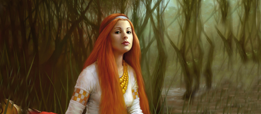 Painting a Nice Portrait for a Lady