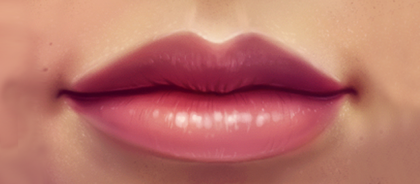 Drawing a Human Lip in Photoshop