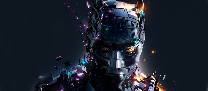 Inspiration of Artwork for Superhero Ironic Batman L