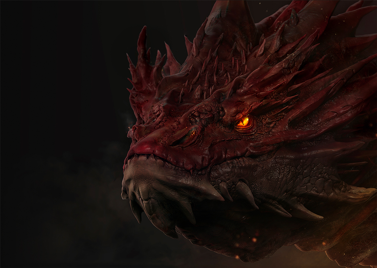 Digital art, Smaug the Magnificent