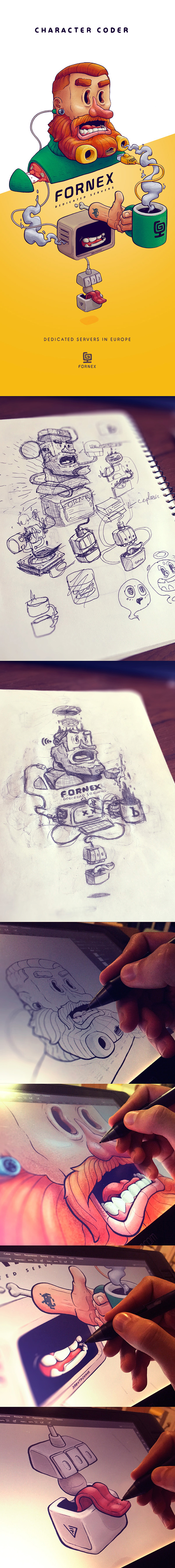 How to Make Vivid FORNEX from Sketch