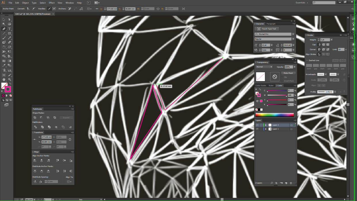 Low poly Self Portrait Photoshop Tutorial