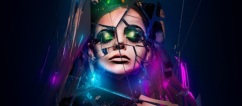 Make a Shattered Mirror Photoshop Effect
