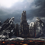 Creatively to Make a Mountain Fortress With Photoshop icon