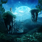 Incredible Twilight Surreal Scene With Floating Islands icon